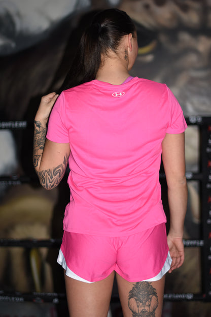 UNDER ARMOUR Women Short Set - Pink/White